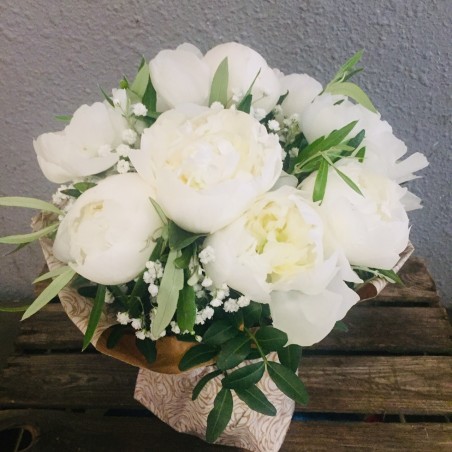bouquet de pivoines blanches bouquet de pivoines blanches