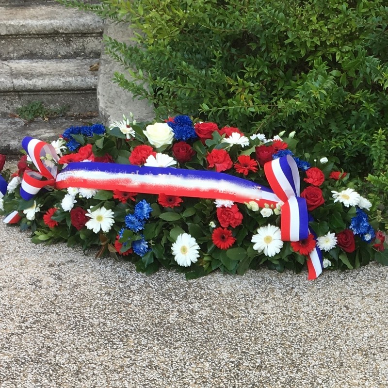 Grande raquette tricolore